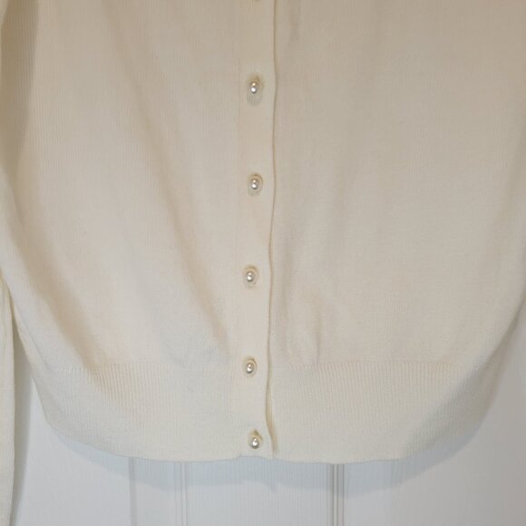 ANN TAYLOR Cardigan w/ Pearl Buttons NWOT - Picture 6 of 10